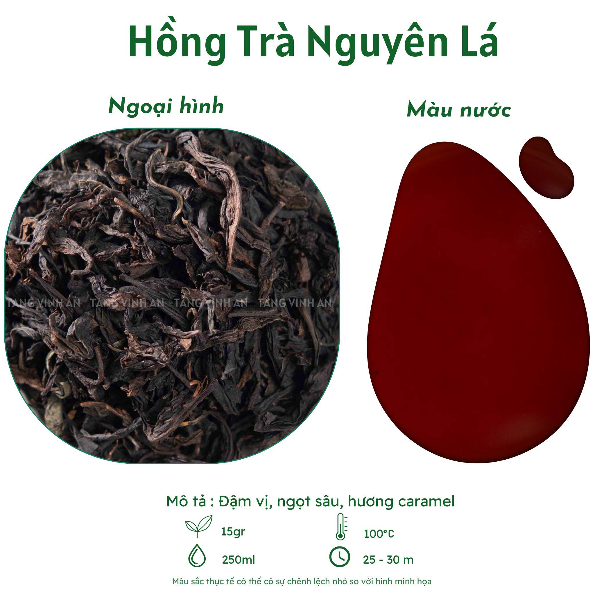 Hồng Trà Nguyên Lá - Trà Pha Chế