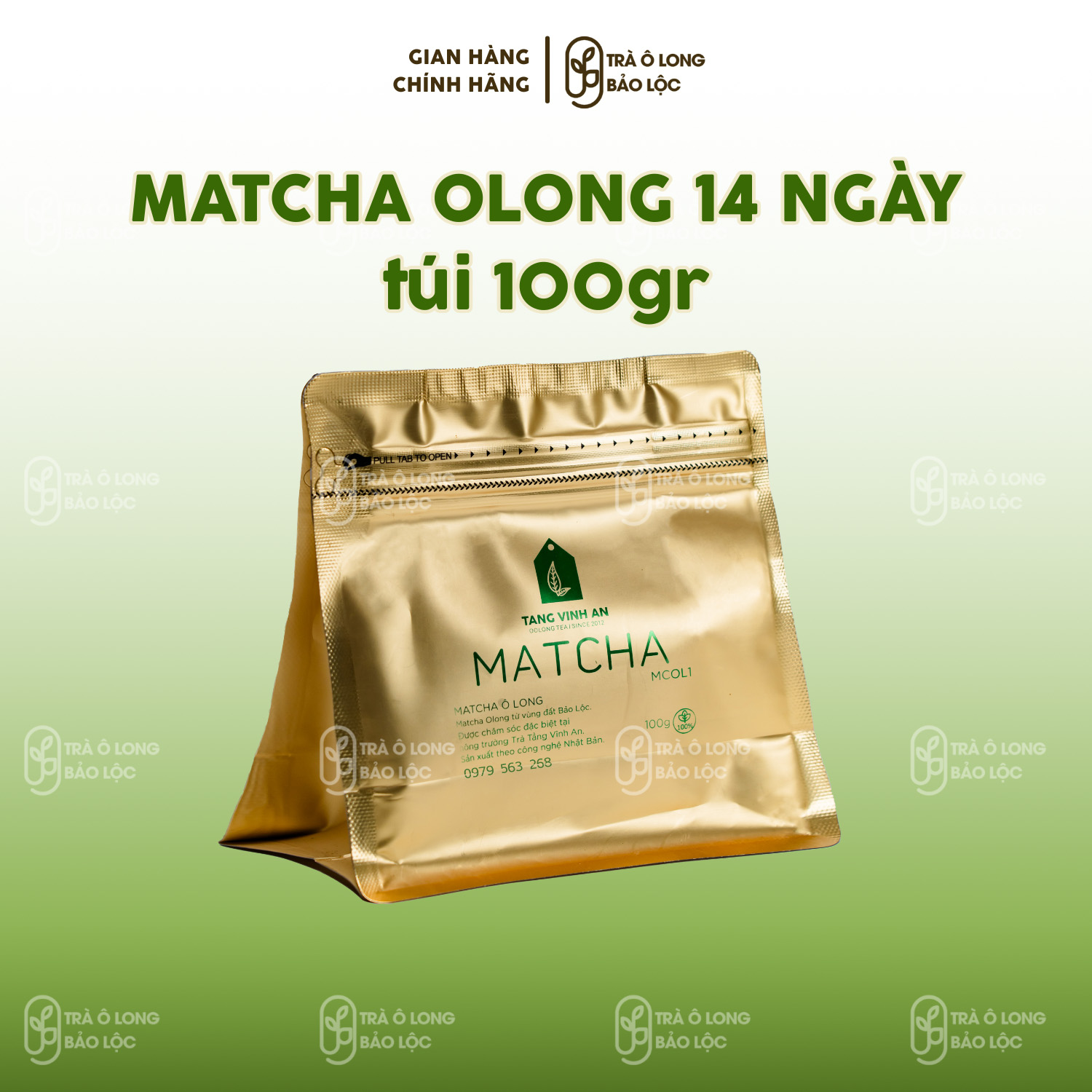 Matcha Olong 1 - Túi 100gr