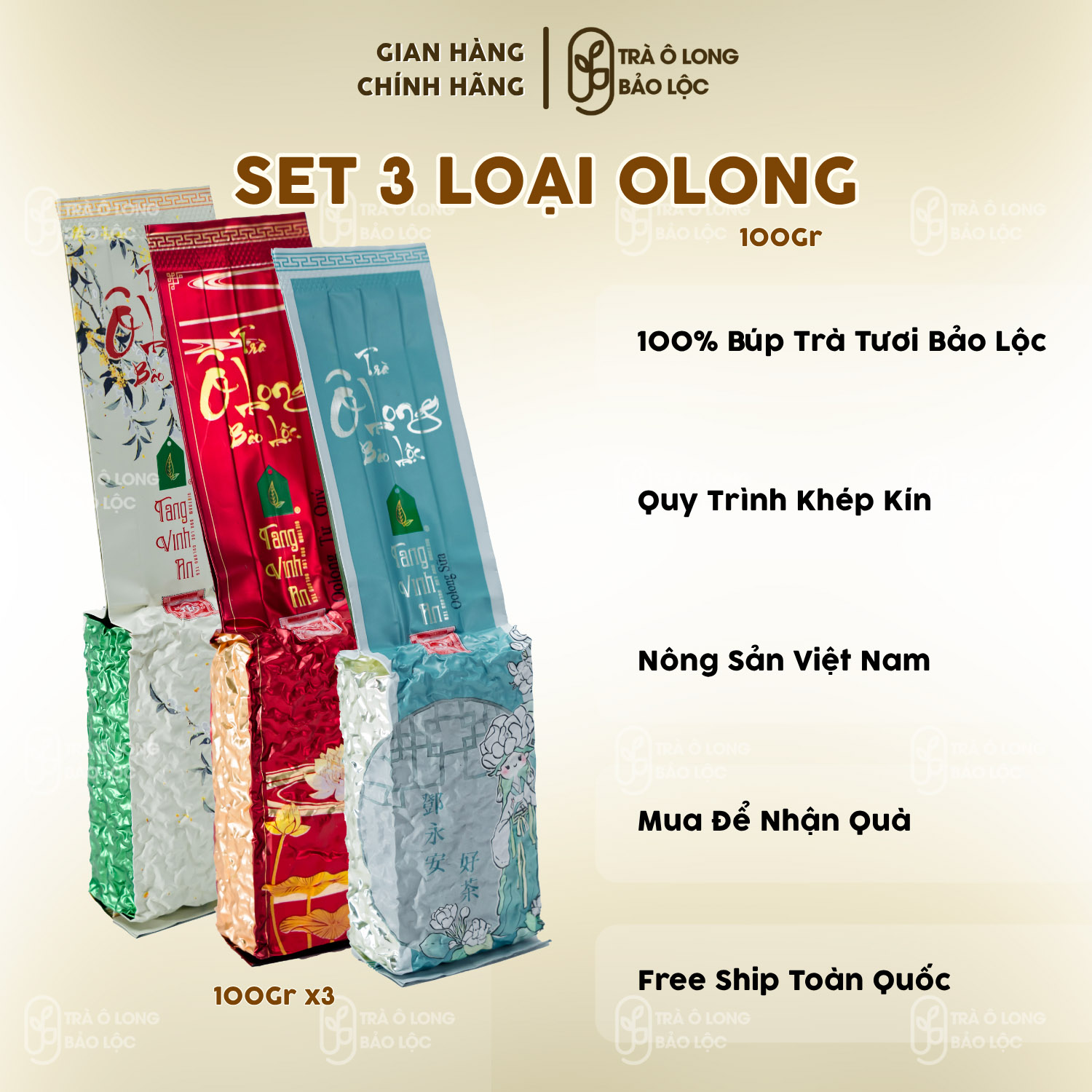 3 Loại Trà Olong Bảo Lộc
